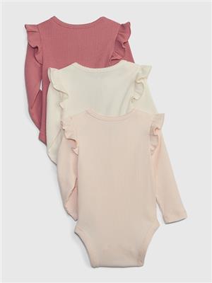 Baby First Favorites TinyRib Bodysuit (3-Pack) | Gap