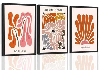 Flower Market Posters Matisse Wall Art Prints Danish Pastel Colorful Floral Pictures Wall Decor Modern Abstract Paintings Boho Room Decor for Bedroom