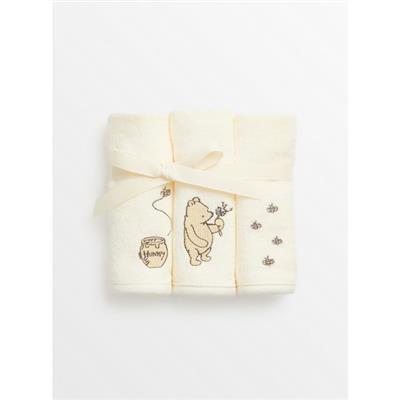 Buy Winnie The Pooh Wash Cloths 3 Pack One Size | Baby blankets and quilts | Argos