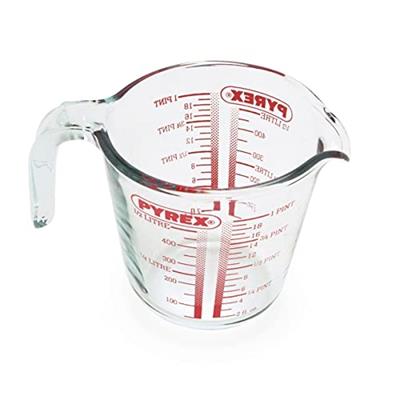 Pyrex Measuring Jug 500ml | Capacity 568ml / 20 ounce | P586, Multicolor