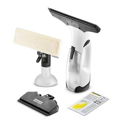Kärcher Window Vac WV 2 Plus N, Battery Running Time: 35 min, LED Display for Battery Status, 2 Suction Nozzles, Spray Bottle with Microfibre Cloth, 2