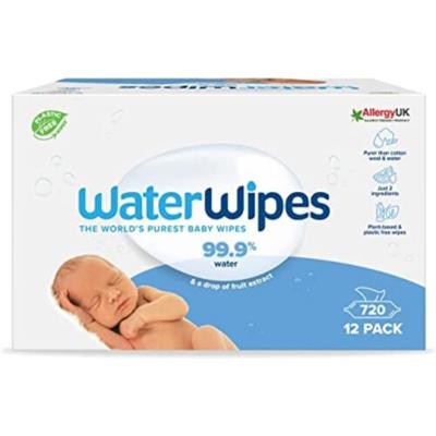 WaterWipes Original Plastic Free Baby Wipes, 720 Count (12 packs) on OnBuy