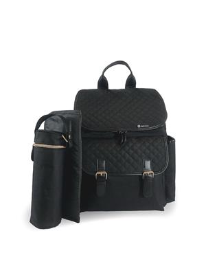 Billie Faiers Black Quilted Back Pack Changing Bag