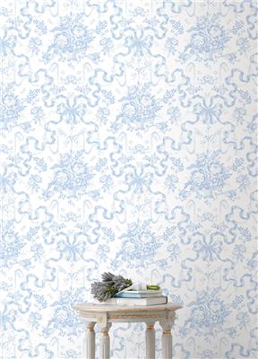 LoveShackFancy Fairytale Peony Pink Toile Wallpaper & Reviews - Wayfair Canada