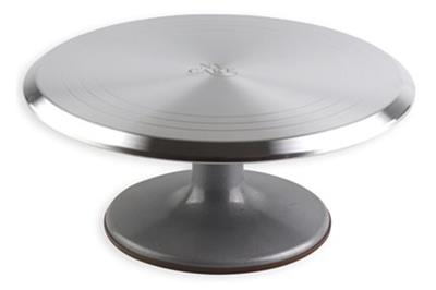 Professional Heavy Duty Cake Turntable - Silver | My Dream Cake