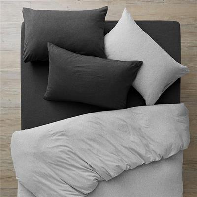 Buy Jersey Fitted Sheet - Charcoal Online | Bed Bath N Table