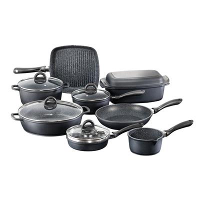 Baccarat STONE 10 Piece Cookware Set with Egg Poacher - House