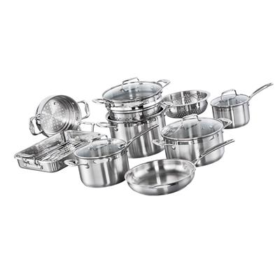 Baccarat iconiX 9 Piece Stainless Steel Cookware Set - House