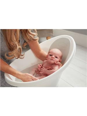 Shnuggle Baby Bath With Plug, White