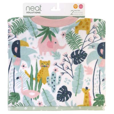 Neat Solutions 2 Pack Jungle Pullover Bibs