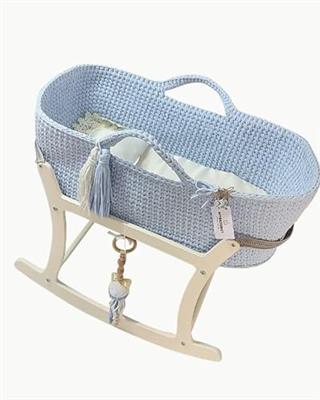 MYBASSINET Beautifull Baby Moses Bassinet| Comfortable & Secure Unisex Moses Bassinet| Enhance Baby Shower Photos (Only Basket)