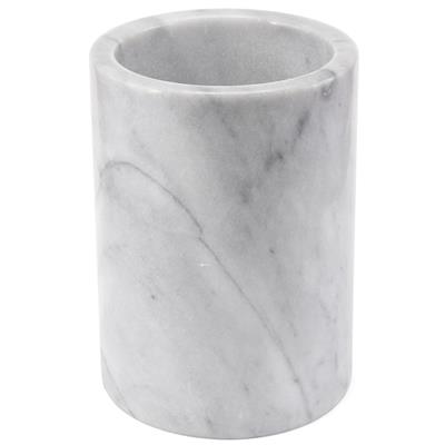 Creative Home Natural Off-White Marble Multi-Functional Tool Crock, Utensil Holder, Counter Top Orga