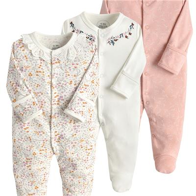 Toddlers Baby Girls Cotton Footed Rompers Pajamas Dinosaur - Temu