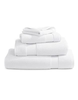 GlucksteinHome Hydraspa Bamboo Cotton Combo Towel - White - Size Washcloth