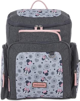Amazon.com: DISNEY Baby Girl Multi Piece Tote Diaper Bag, Minnie-Toss Print : Baby