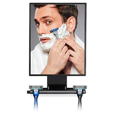 ToiletTree Products Fogless Shower Mirror - Anti-Fog Mirror - Adjustable Shaving Mirror with a Squeegee - Rust-Proof, Impact-Resistance Bathroom Showe