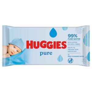 72 Pack Huggies Pure Baby Cleansing Wipes - Kmart