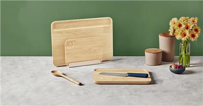 Cutting Board Set | Wooden Cutting Board | FSC-Certified Birch Wood | Caraway