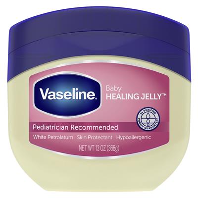 Vaseline Hypoallergenic Newborn Baby Oil Diaper Rash Cream Healing Petroleum Jelly, 13 oz - Walmart.com