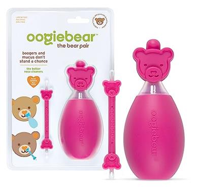 oogiebear: BearPair Baby Nose Cleaner & Ear Wax Removal Tool with Nasal Aspirator - Safe Booger & Earwax Removal for Newborns, Infants, Toddlers - Ess