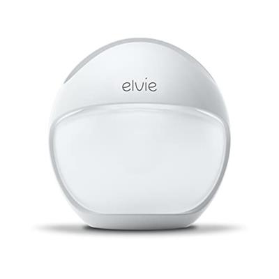 Elvie Curve Manual Wearable Breast Pump | Hands-Free, Kick-Proof, Portable Silicone Pump That Can Be Worn in-Bra for Gentle, Natural Milk Expression |