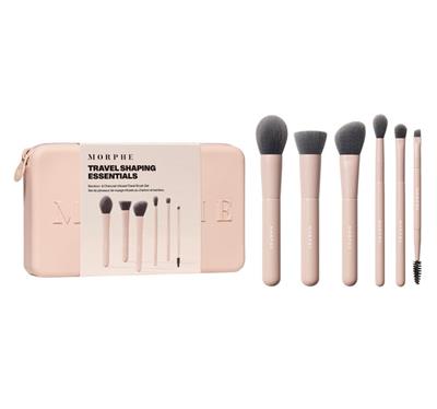 Travel Shaping Essentials Bamboo & Charcoal Infused Brush Set