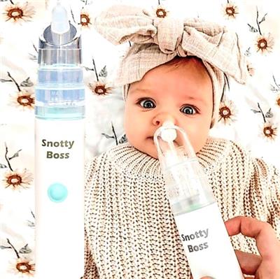 Snotty Boss Nasal Aspirator - The ultimate baby motorised washable snot sucker | Snotty Noses