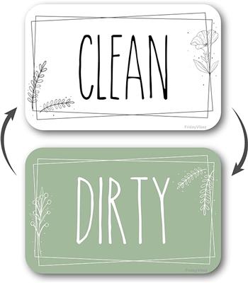 Amazon.com: FridayVibez Double-Sided Dishwasher Magnet Clean Dirty Sign, Clean and Dirty Magnet for Dishwasher, Dirty or Clean Magnetic Signs, Clean/D