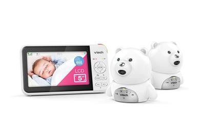 VTech Video & Audio Monitor BM5150-BEARN with 2 Cameras | Audio & Video Baby Monitors | Baby Bunting AU