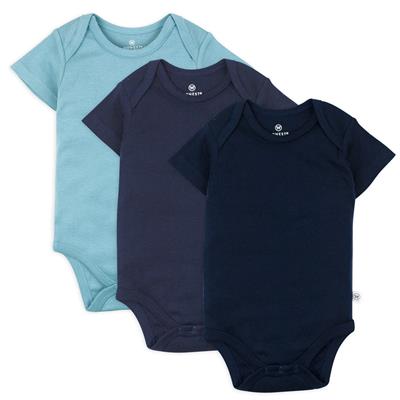 3-Pack Organic Cotton Short Sleeve Bodysuits | Honest Baby Clothing
