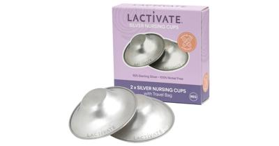 Lactivate Silver Nursing Cups- Regular | Baby Bunting AU