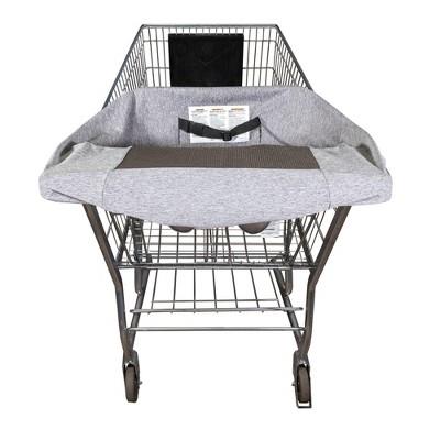 Boppy Compact Antibacterial Shopping Cart Cover - Gray Heathered : Target