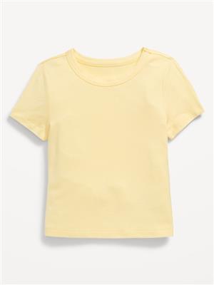 Fitted Crew-Neck T-Shirt for Girls | Old Navy