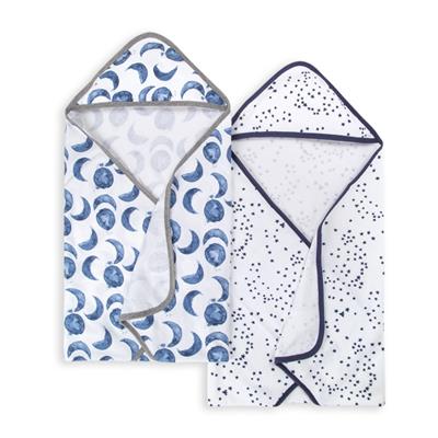 Hello Moon! Organic Cotton Hooded Towels 2 Pack