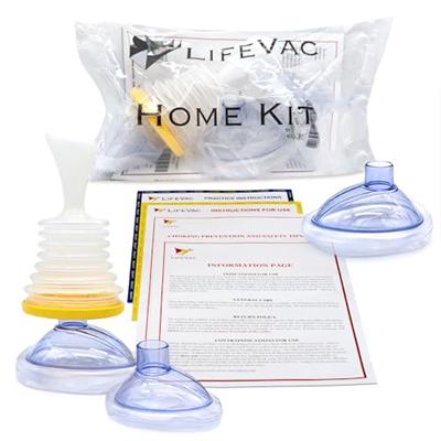 LifeVac Home Kit - Portable Suction Rescue Device, First Aid Kit for Kids and Adults, Portable Airway Suction Device for Children and Adults