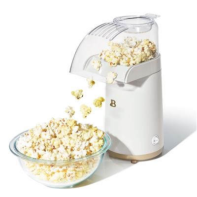 Beautiful 16 Cup Hot Air Electric Popcorn Maker, White Icing by Drew Barrymore - Walmart.com