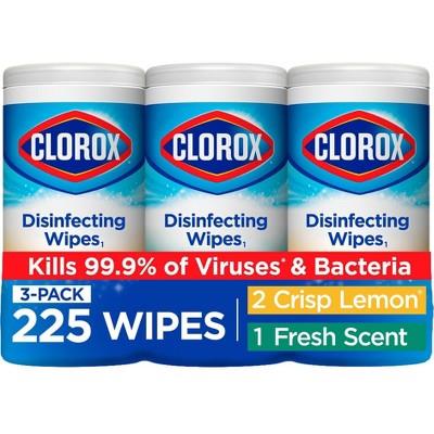 Clorox Disinfecting Wipes Value Pack Bleach Free Cleaning Wipes - 75ct/3pk : Target