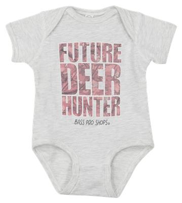 Bass Pro Shops Future Deer Hunter Short-Sleeve Bodysuit for Babies