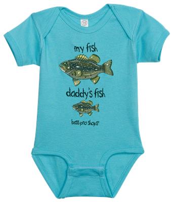 Bass Pro Shops My Fish Daddys Fish Bodysuit for Babies