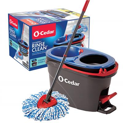 O-Cedar EasyWring RinseClean Spin Mop and Bucket System, Hands-Free System - Walmart.com
