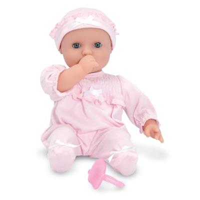 Melissa & Doug Mine to Love Jenna 12-Inch Soft Body Baby Doll (Frustration-Free Packaging, Great Gift for Girls and Boys – Best for Babies, 18/ 24 Mon