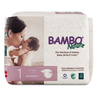 Bambo Nature Dream Baby Diapers Size 1