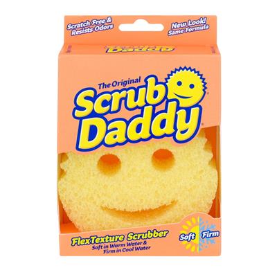 Scrub Daddy Scratch-Free Dish Sponge,  Yellow, 1 Count - Walmart.com