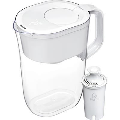 Brita Large 10 Cup White Tahoe Water Filter Pitcher with 1 Standard Filter, Made Without BPA - Walmart.com