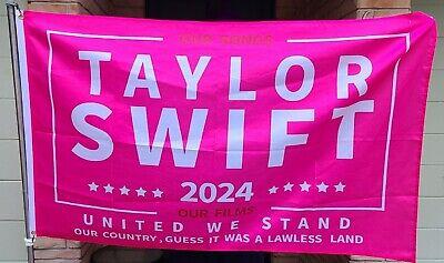 Taylor Swift - 2024 - United We Stand - Large Pink Flag (3x5ft)  | eBay