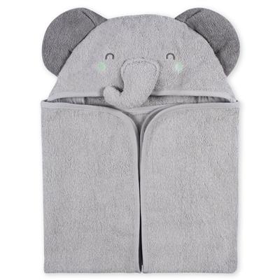 Koala Baby - Grey Elephant Woven Hooded Towel | Babies R Us Canada
