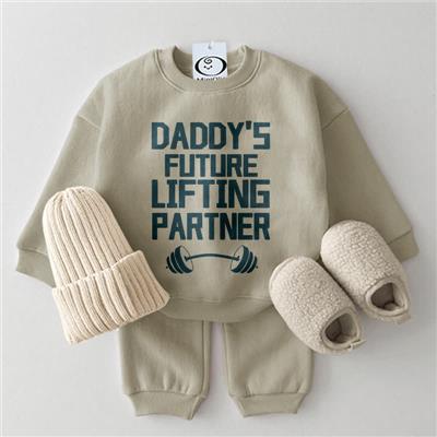 DADDYS FUTURE LIFTING PARTNER Baby 2-Piece Set