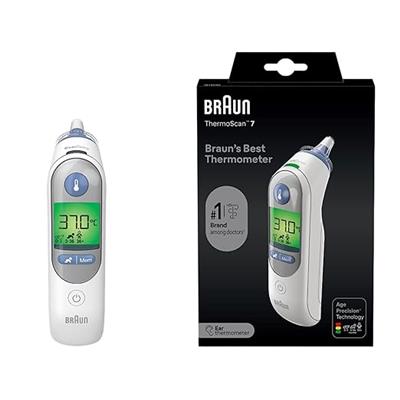 Braun ThermoScan 7 Ear thermometer | Age Precision Technology | Digital Display | Baby and Infant Friendly | No.1 Brand Among Doctors1 : Amazon.co.uk: