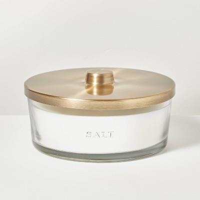 5-wick Clear Glass Salt Knob-lid Jar Candle 28oz - Hearth & Handâ„¢ With Magnolia : Target