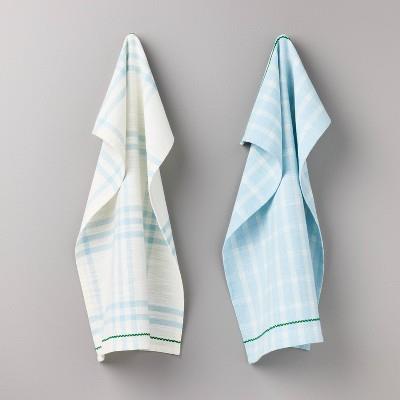 2ct Mixed Plaid Kitchen Towel Set - Hearth & Handâ„¢ With Magnolia : Target